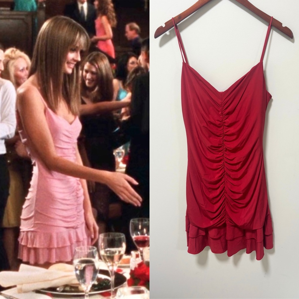 ASO Marissa Cooper in the O.C. Y2K  Ruched Mini Dress Vintage Rare Flirty
